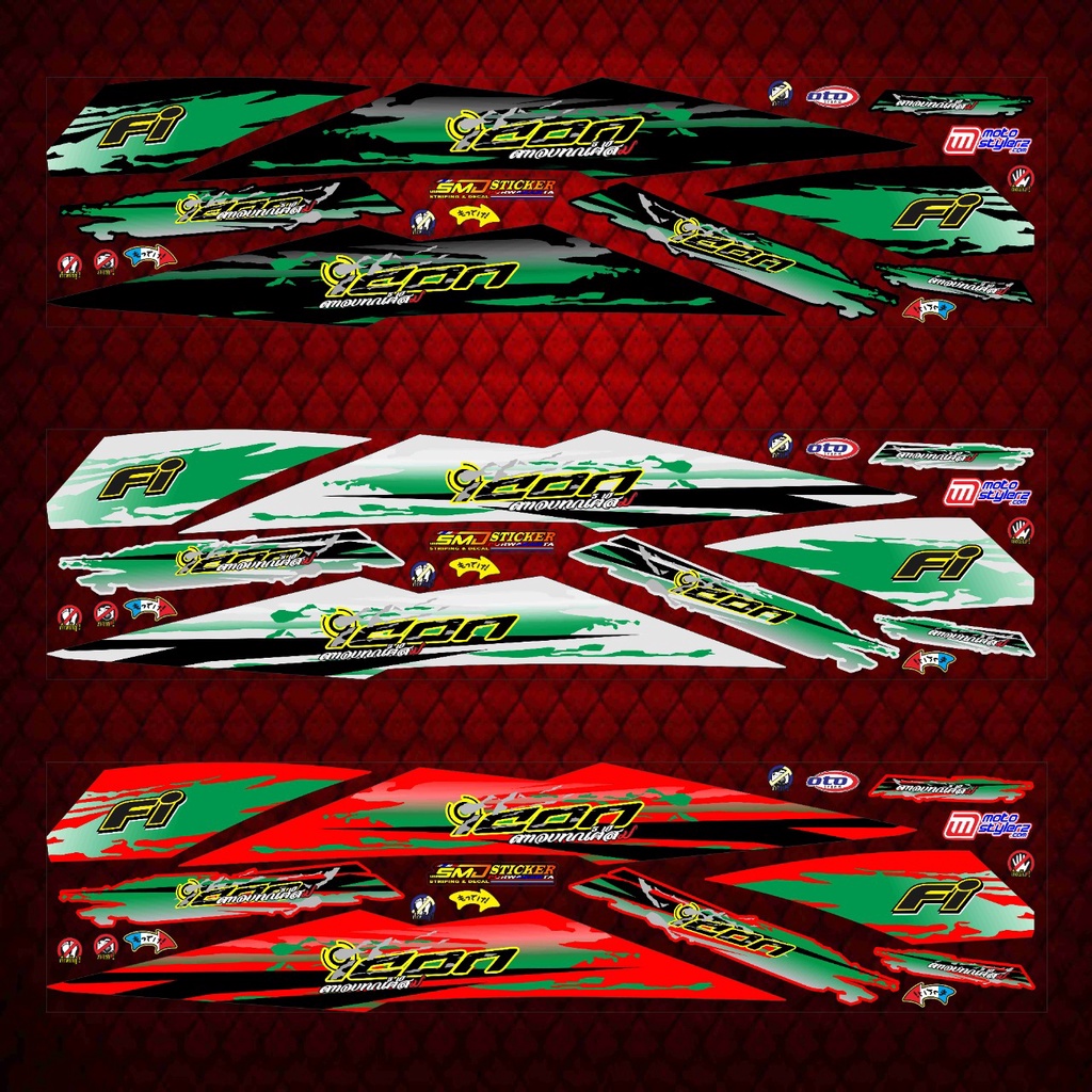 STRIPING VARIASI HONDA BEAT NEW THAILOK STICKER
