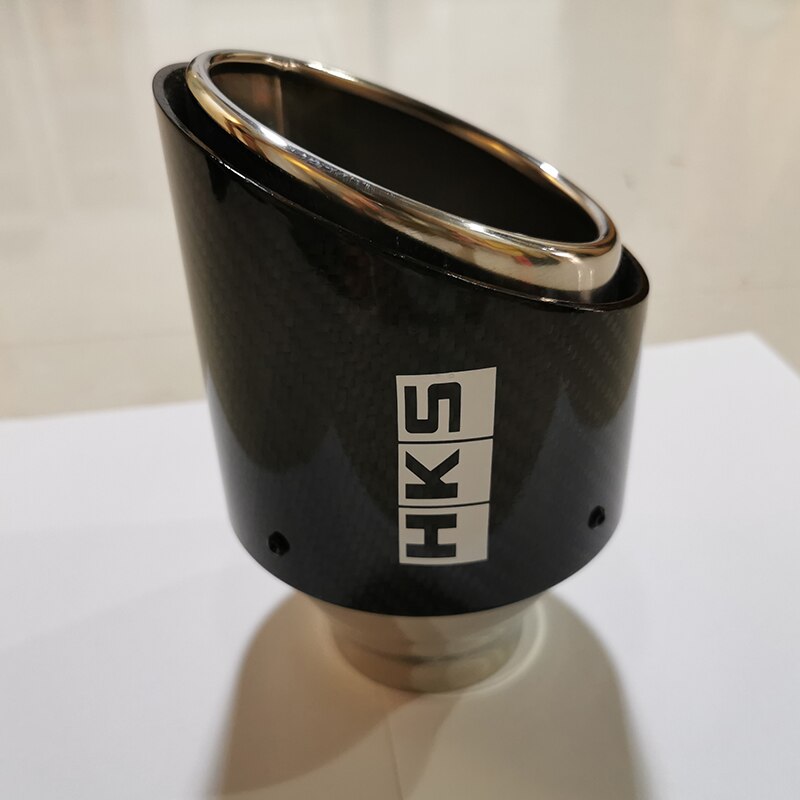 Hks Muffler Pipa Knalpot Mobil Bahan Carbon Stainless Steel Glossy
