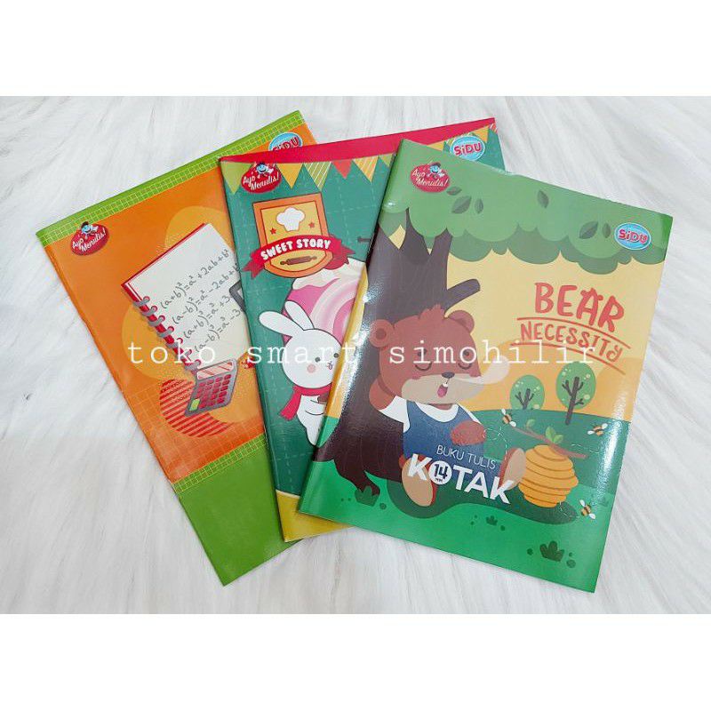 

buku kotak 5mm, 10mm, 14mm, buku halus