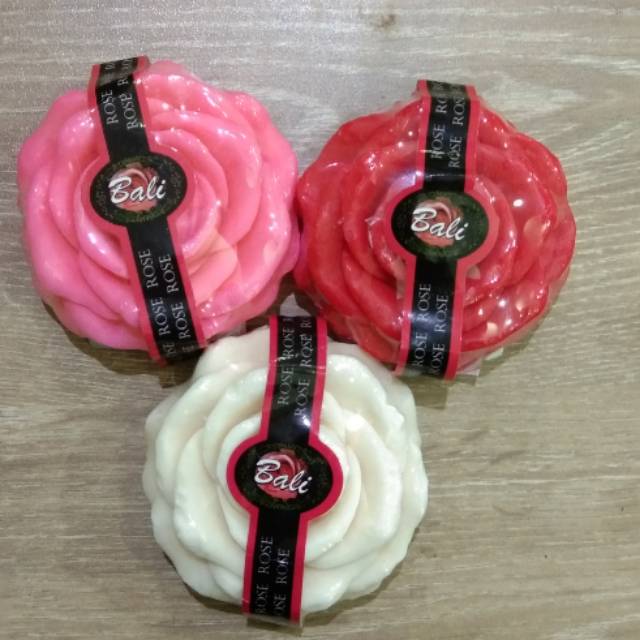 Sabun Spa Bentuk Bunga Rose Khas Bali