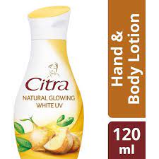 CITRA HAND BODY LOTION NATURAL GLOWING WHITE UV 60ML, 120ML, 230ML