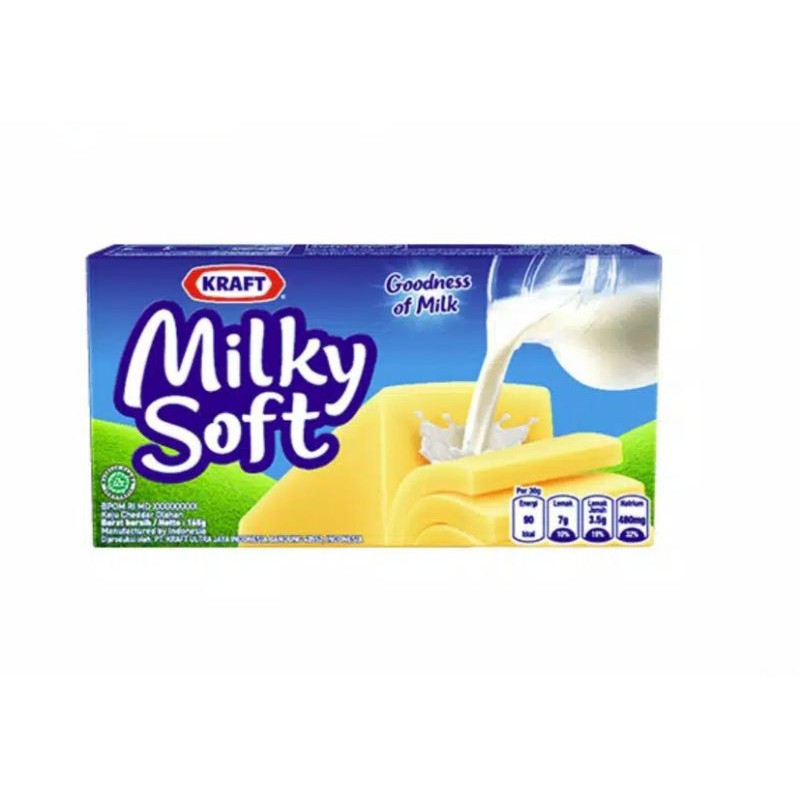 

Keju kraft milky soft 165 gram