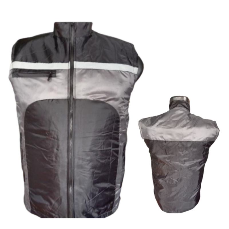 Rompi jaket pelindung dada gojek grab bahan tebal waterproof