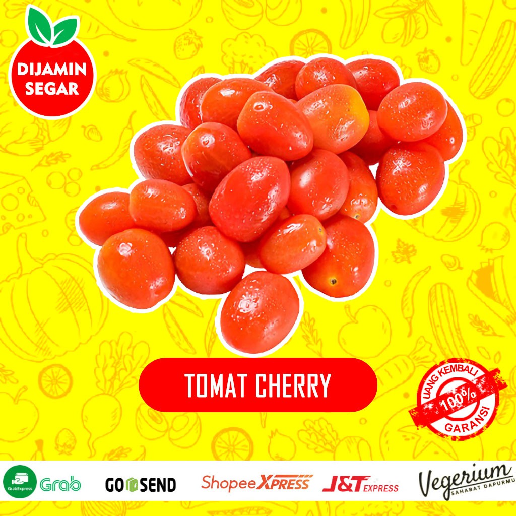 

Tomat Cherry Tomato Ceri Sayur Sayuran Segar Fresh 100 Gram
