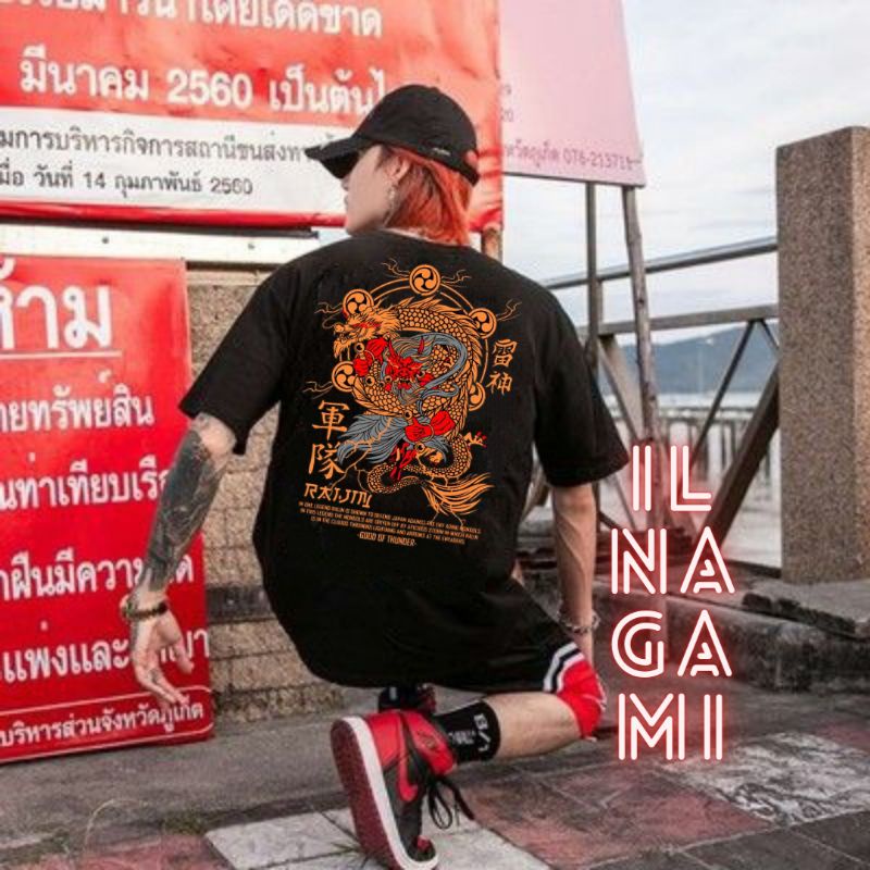 KAOS PRIA KAOS NAGA JEPANG / KAOS TULISAN JEPANG /  / KAOS DISTRO JEPANG KAOS JEPANG