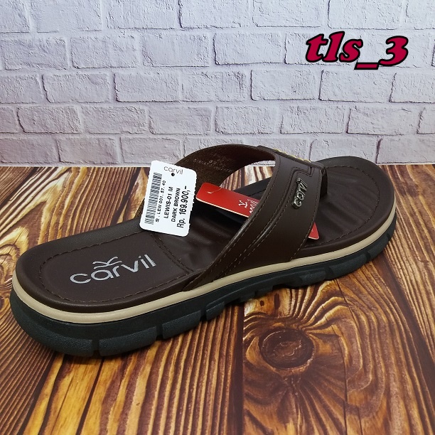 Sendal pria carvil lewis 01 original 39-44 sandal japit pria kasual carvil ori