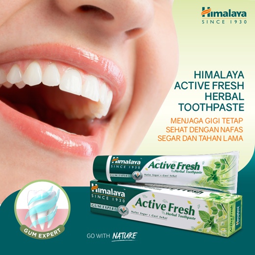 Himalaya Herbal Active Fresh Tooth Paste | Himalaya Pasta Gigi Odol 150 GR