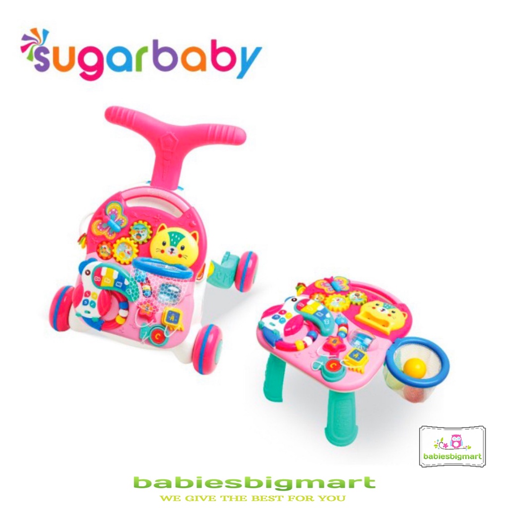 Sugarbaby 10IN1 Premium Activity Walker &amp; Table Fun Walker Sugar Baby