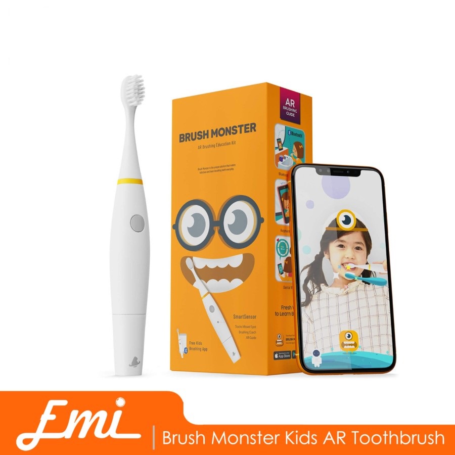 Brush Monster Kids AR Toothbrush Sikat Gigi Anak Elektrik Otomatis