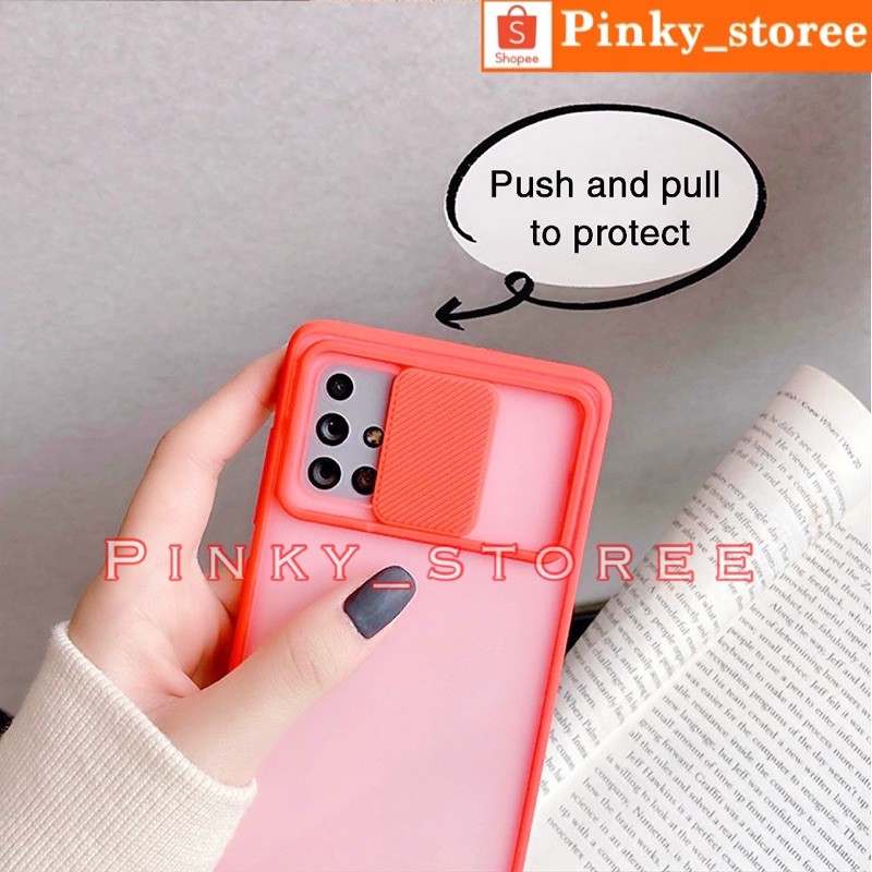 CASE SLIDE CAMERA OPPO A54 5G/ A92/ A52/ A37/ A37F/ A3S / Case Dove Macaron Slide Camera Protection