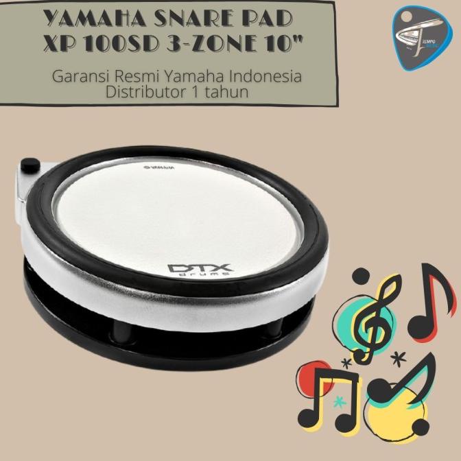 YAMAHA XP100SD 3-Zone 10 Textured Silicon Electronic Snare Pad
