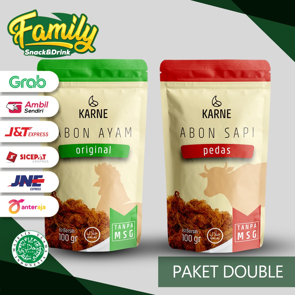 

Bundling 2 Pcs Abon Ayam Rasa Original dan Abon Sapi Pedas Non MSG