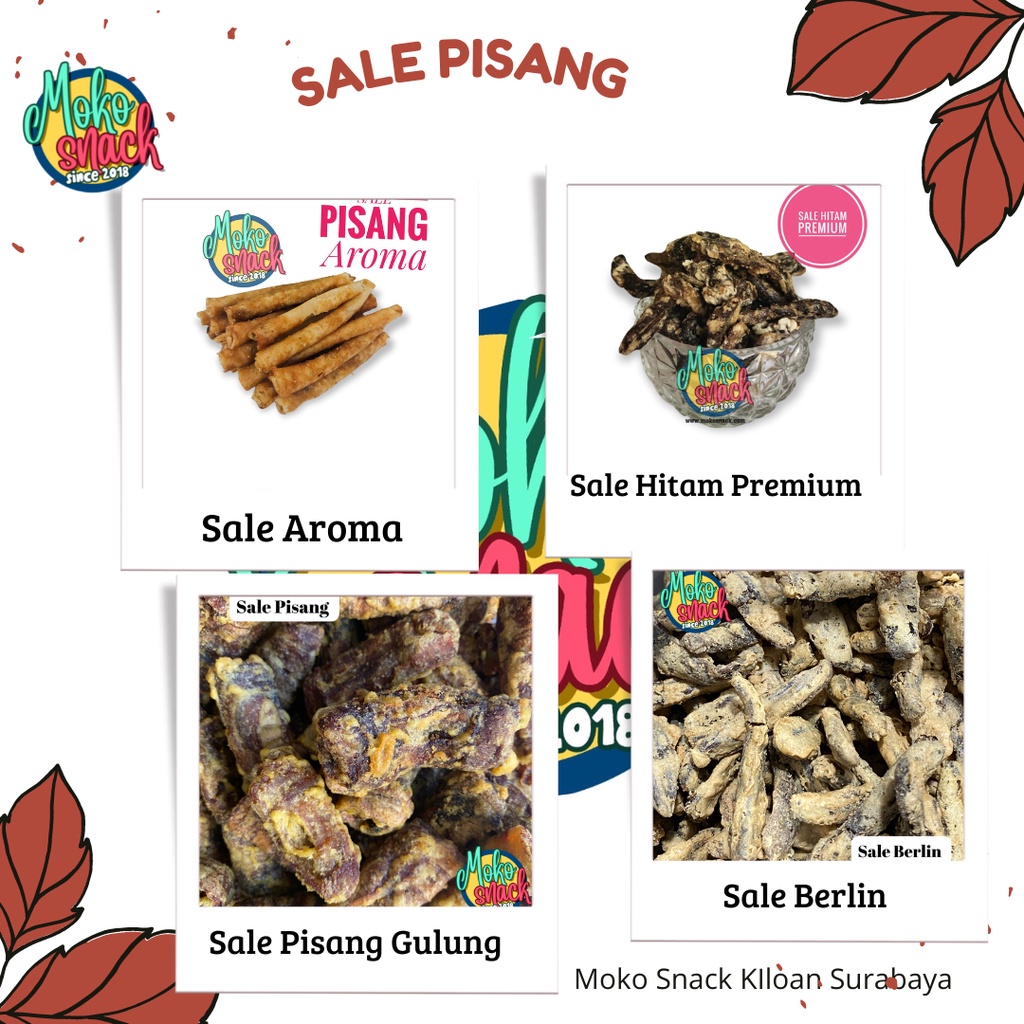 

Snack Kiloan Sale pisang berlin sale hitam premium sale aroma kriuk 250 gr