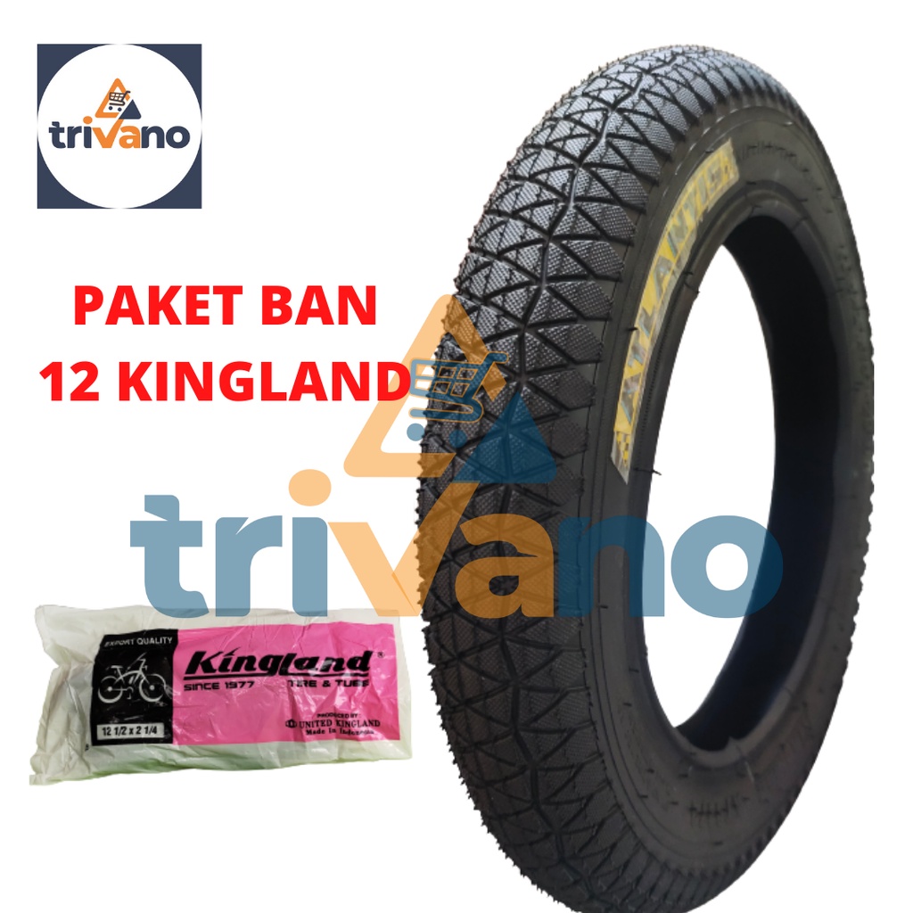 PAKET HEMAT Ban Sepeda 12 x 2.125 KINGLAND Paket Ban Luar Dalam Sepeda 12 Ban Sepeda 12