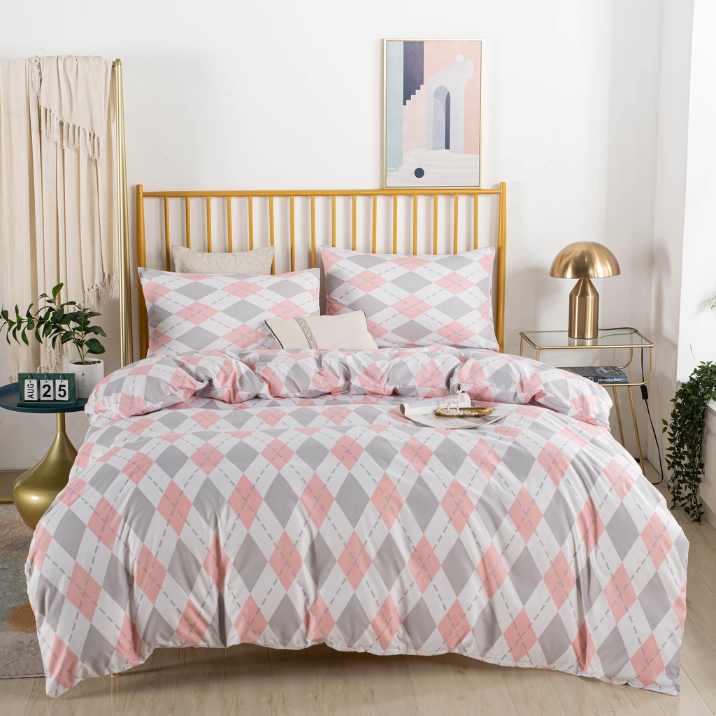 WEMARRY Sprei Katun Set Import,Sarung Bedcover,Sarung Sprei Ukuran 180x200/160X200 COD