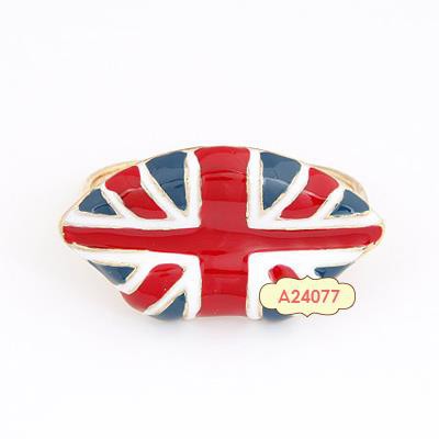 LRC Cincin 2012 Red Lip Alloy Korean Rings