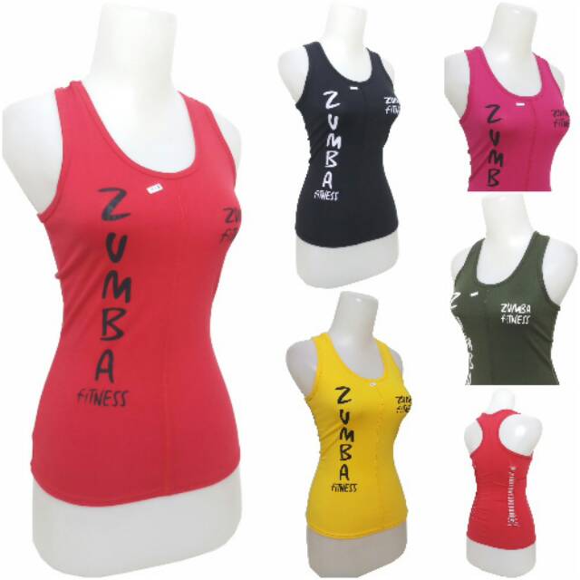 Baju senam zumba aerobik tangtoo sobek