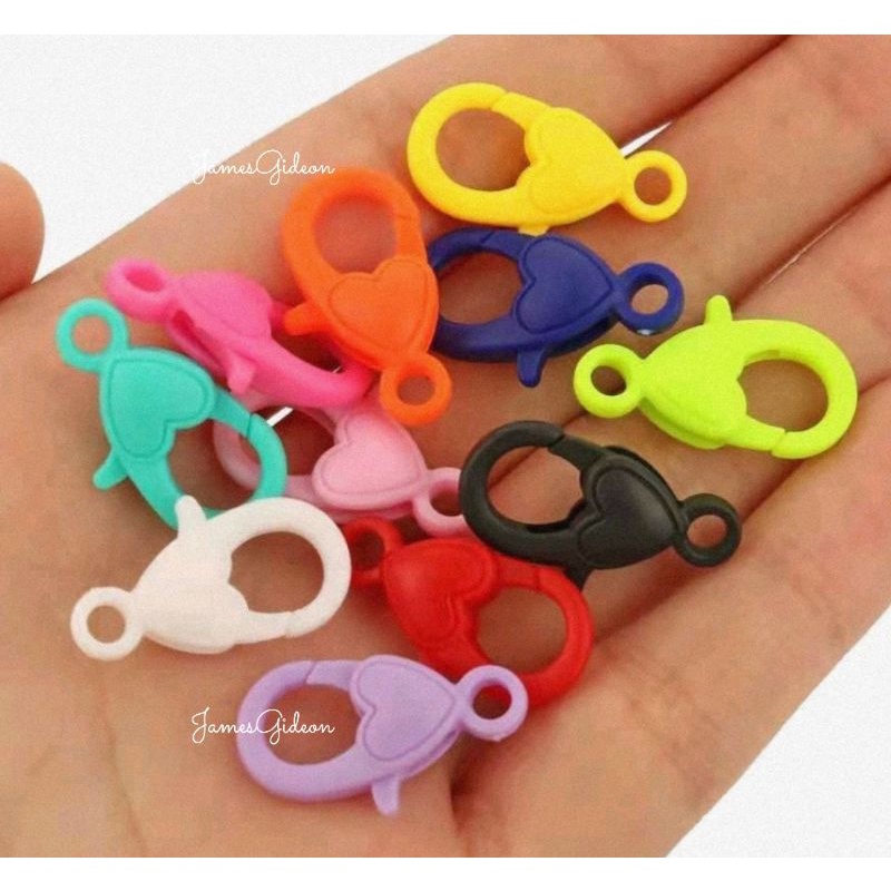 Ecer Grosir Kokot udang Besar Love Mix Warna Warni Plastik Bahan Masker