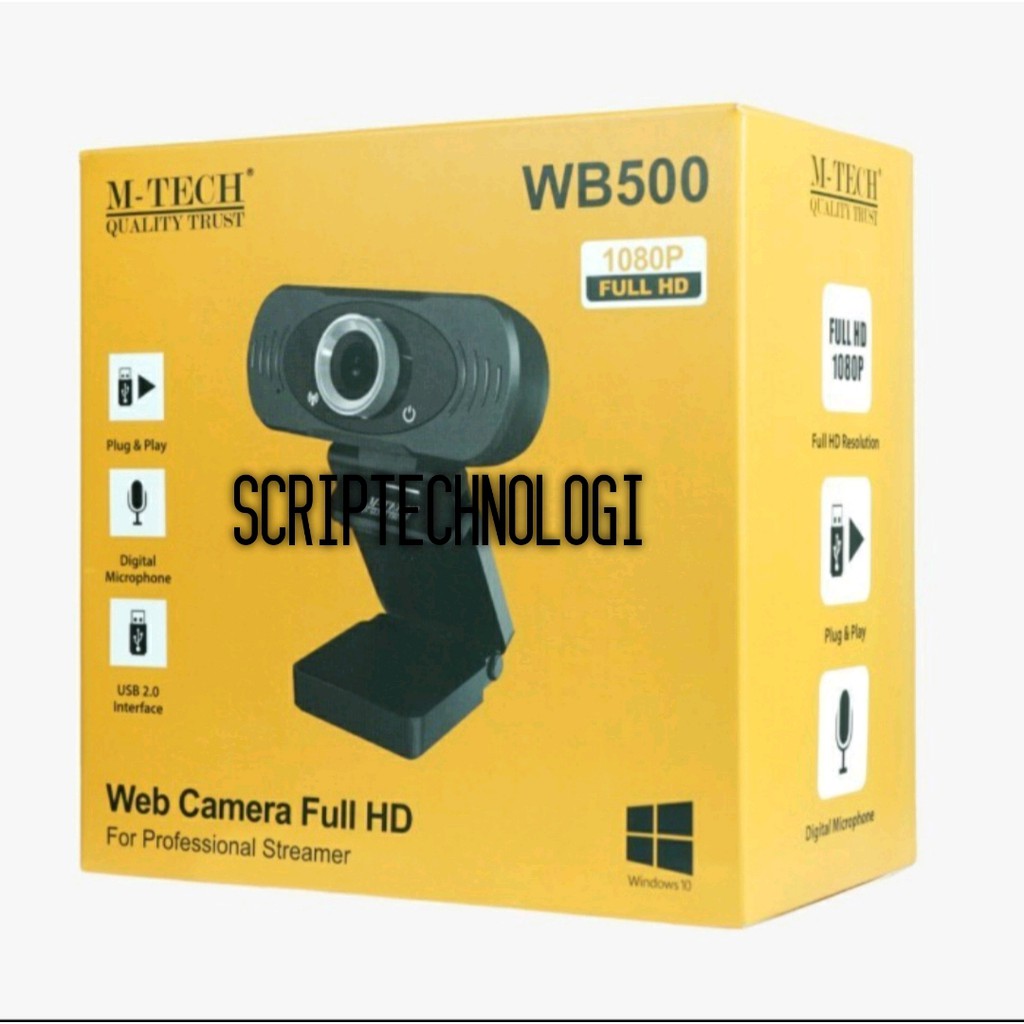 M-Tech / Mtech WB500 / WB-500 / WB500 1080p Full HD Webcam