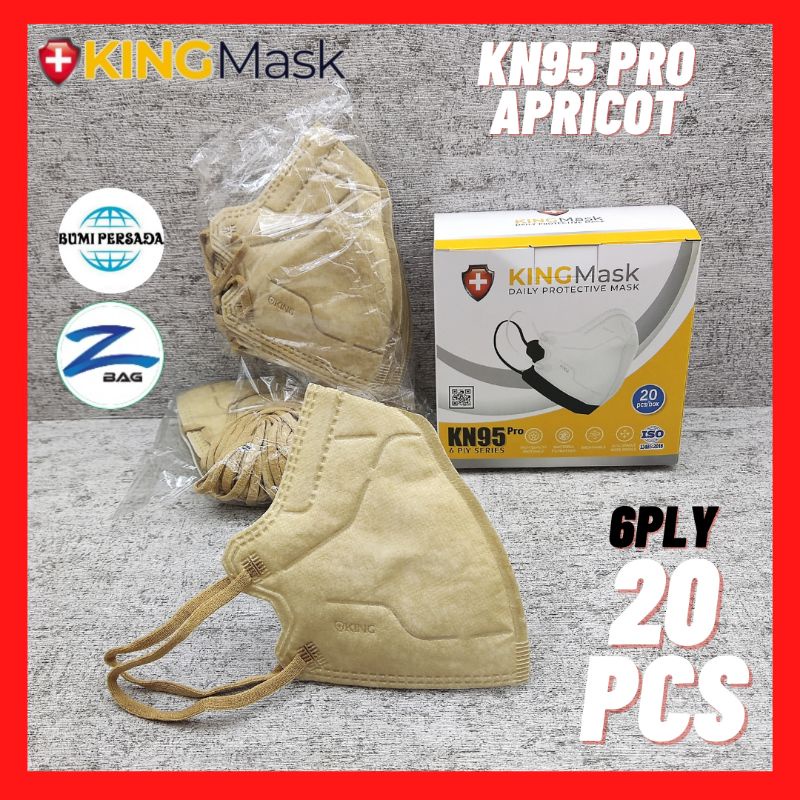 KN95 Pro Kingmask 6 Ply  Kemenkes KN 95 Pro isi 20 Pcs 6Ply