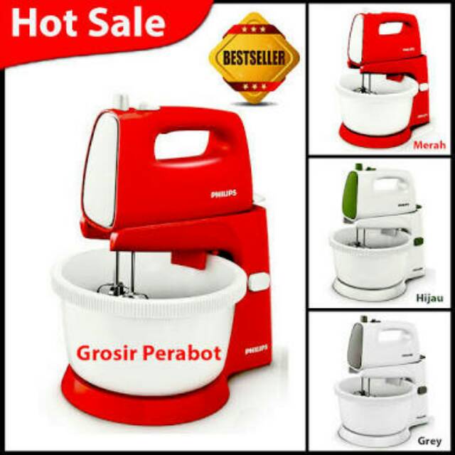 (HARGA PROMO) Mixer Standing PHILIPS HR 1559 GARANSI RESMI (DIJAMIN 100% ORI) 2 LITER