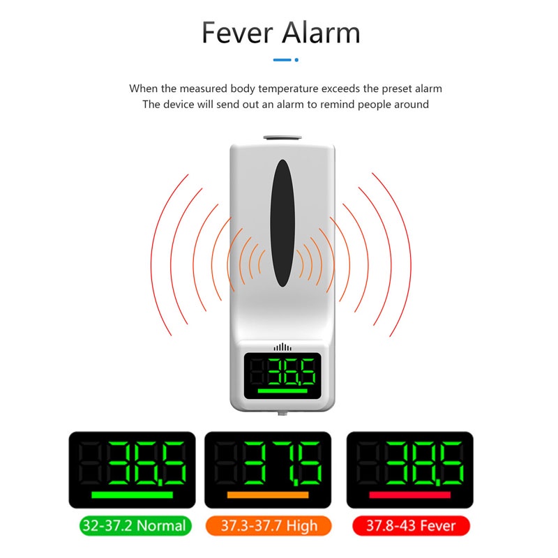 K9X Infrared Thermometer Automatic Soap