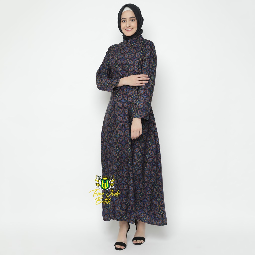 Cuci Gudang Gamis Batik - Gamis Sleting Depan Busui - Gamis Dewasa BYnEp7uQNXowM