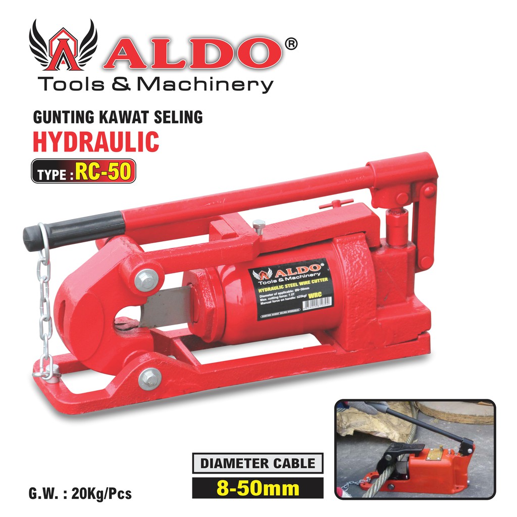 

Gunting Kawat Seling Hydraulic Type RC-50
