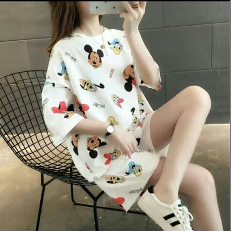 NEW STOCK RAINBOW - BAJU TIDUR DEWASA HP IMPORT MOTIF / BEST SELLER