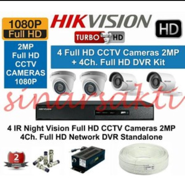 CUSTOM PAKET CCTV HIKVISION