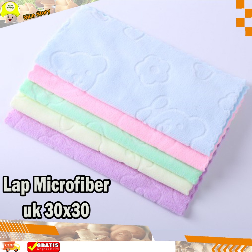 (NCS) Kain Lap Microfiber Mobil / Motor Pembersih Mikrofiber Mikro Micro Fiber Kanebo Chamois