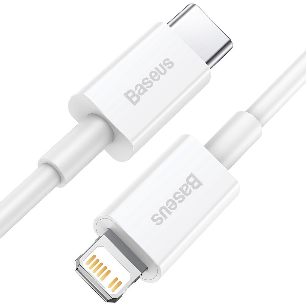 Baseus Superior Kabel Data Type C to Lightning 20W 25CM Powerbank Cable Charger Casan Pendek