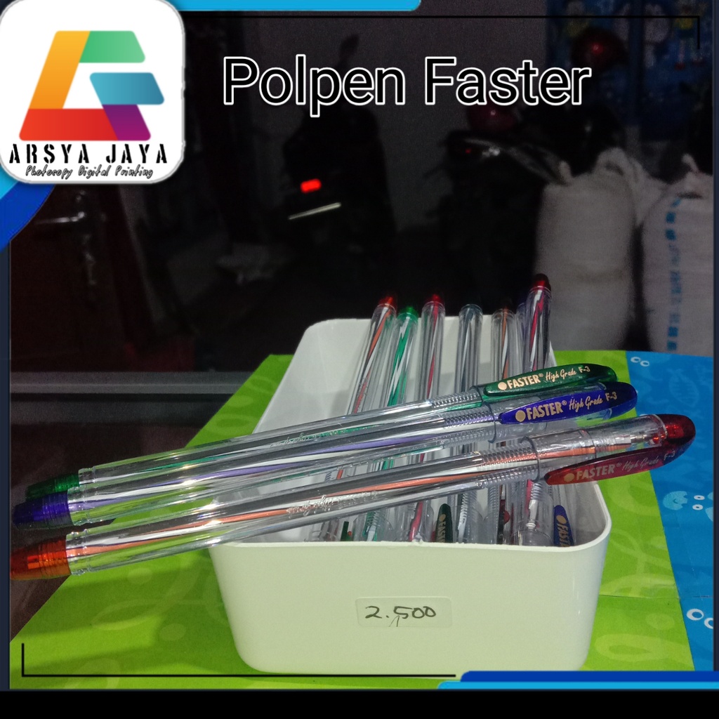

( 1 PCS ) Ballpoint Bolpen Faster F3 0.5 mm Pulpen Faster F3 0.5mm
