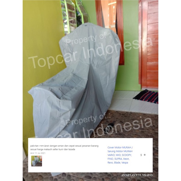 TOPCAR Cover Vespa All Varian Primera Sprint Penutup Pelindung Mantel Jas Motor Non Waterproof