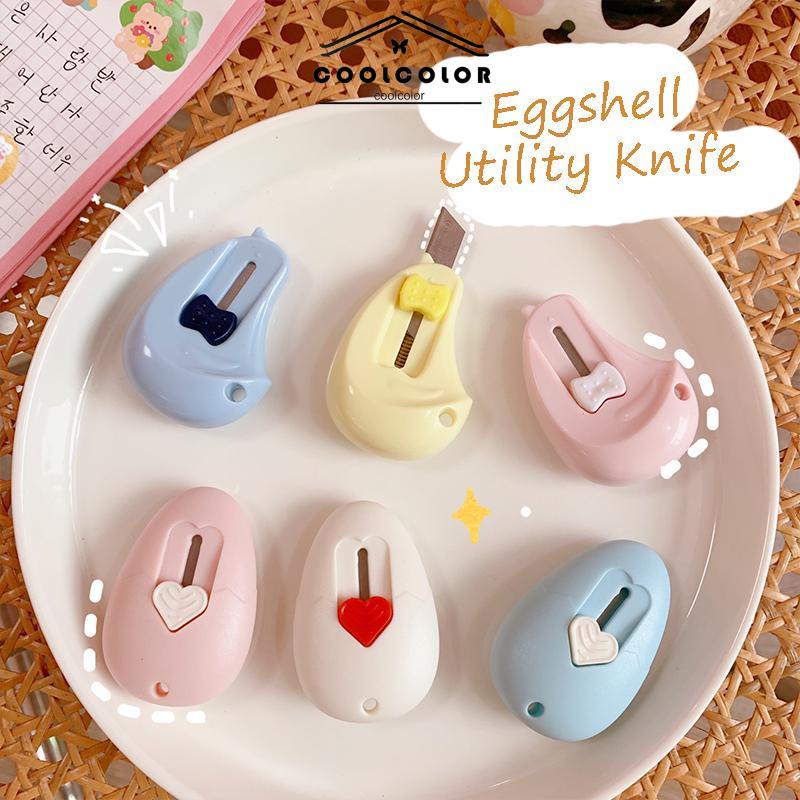 CODCute Mini Portable Small Utility Knife Alat Perlengkapan Seni Siswa- cl