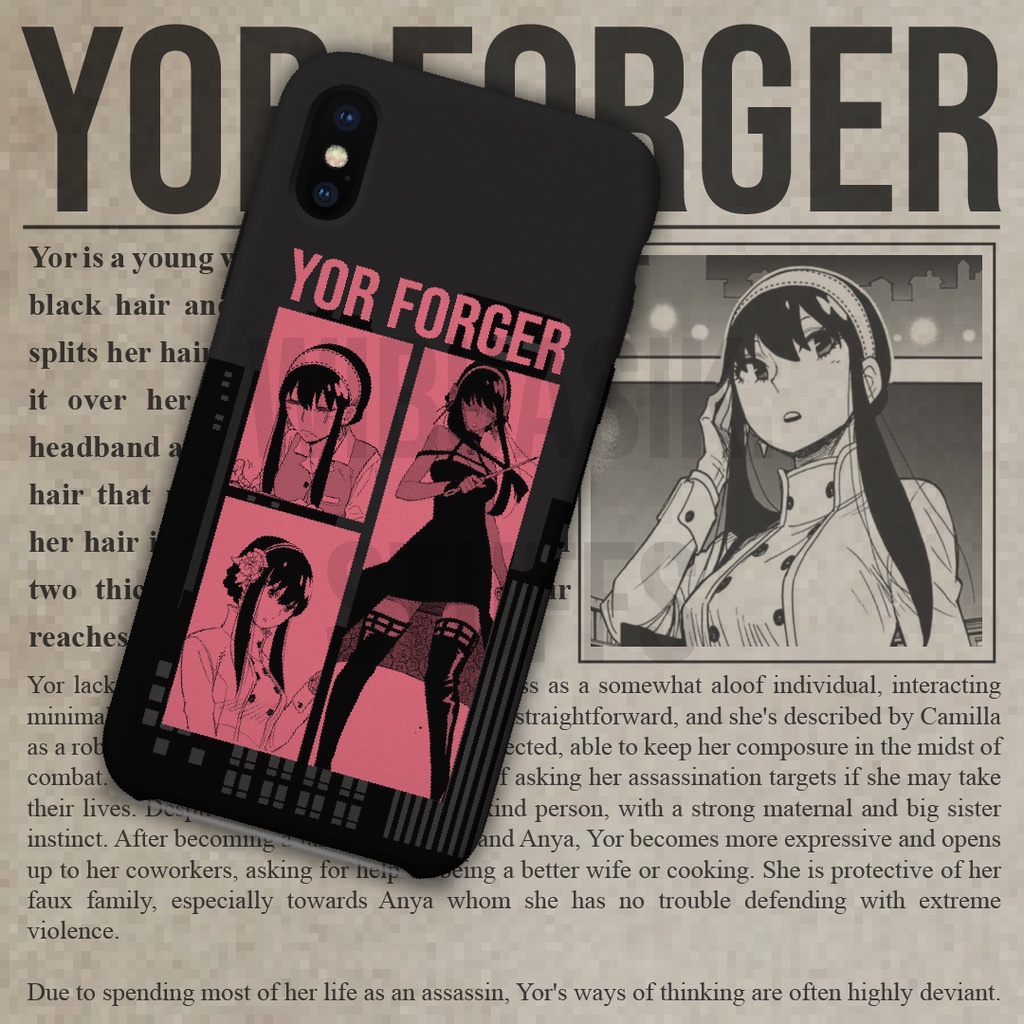 Case Anime Spy x Family Yor Briar Forger