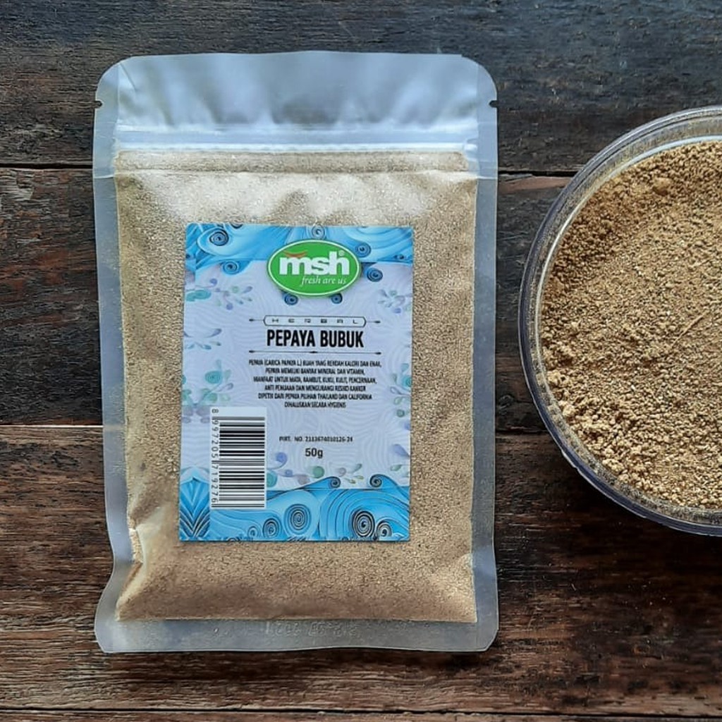 

Premium MSH Pepaya Bubuk 50 g