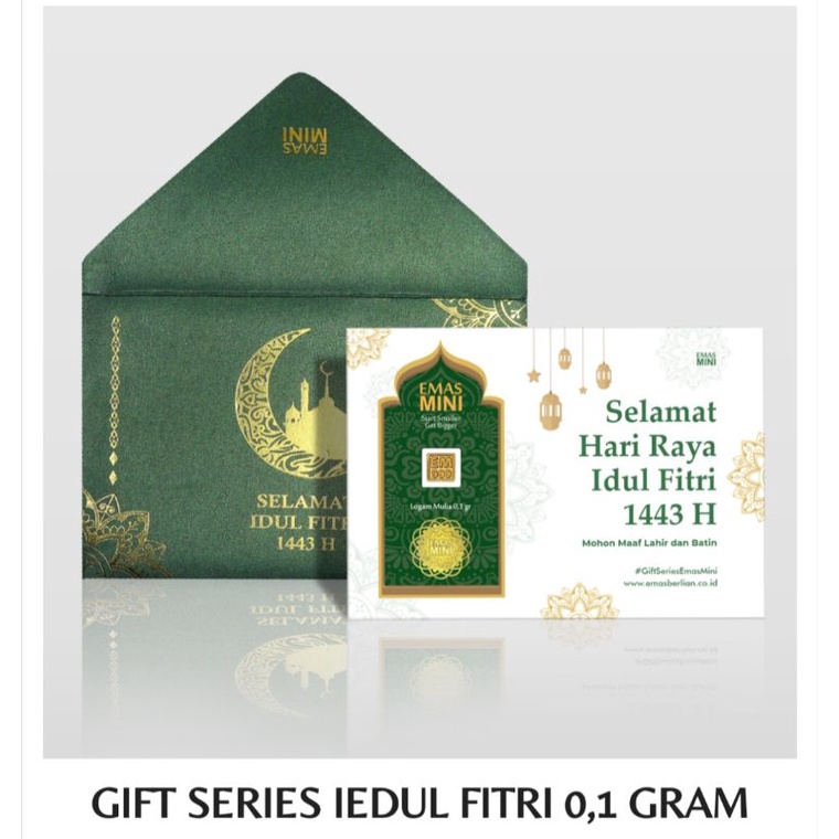 

Kartu Lebaran berat 0.1gr