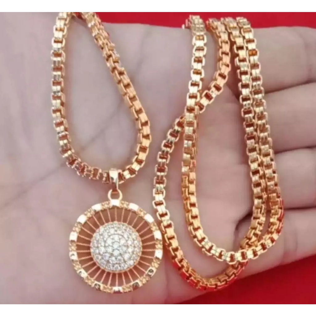 COD Kalung Milano Panjang 60cm-75cm Free Liontin Cantik Anti Karat Perhiasan Xuping Tidak Mudah Luntur Model Terlaris