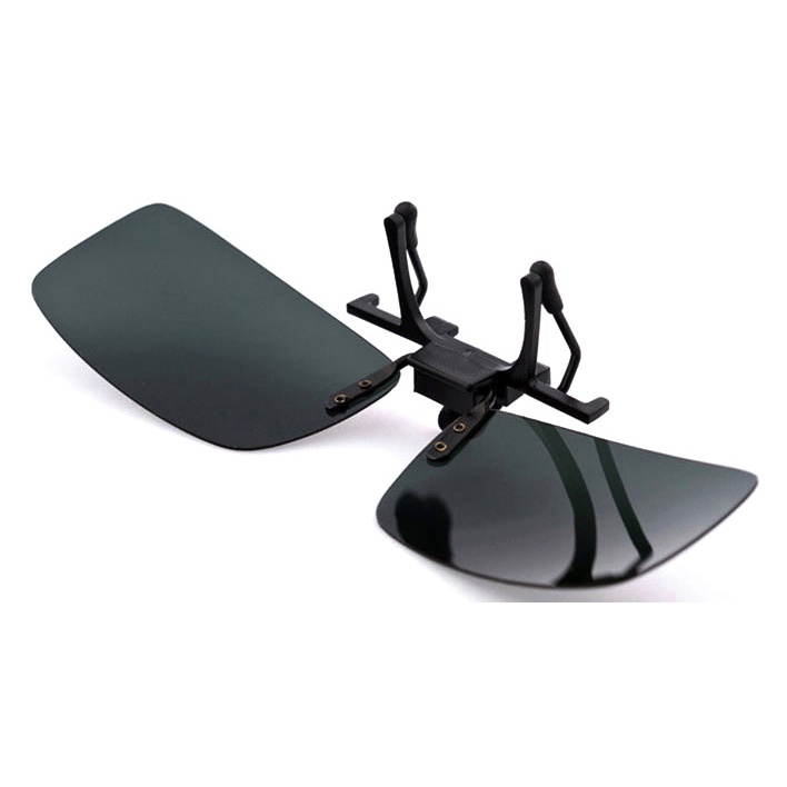 Lensa Polarized Helm Murah // Lensa Jepit Lensa Kacamata Riding Polarized - Hitam