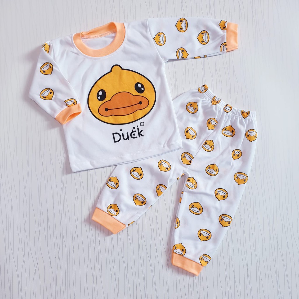 COD Bayar Ditempat Baju Baby Piyama Panjang bayi Ducky/ Baby Alicia