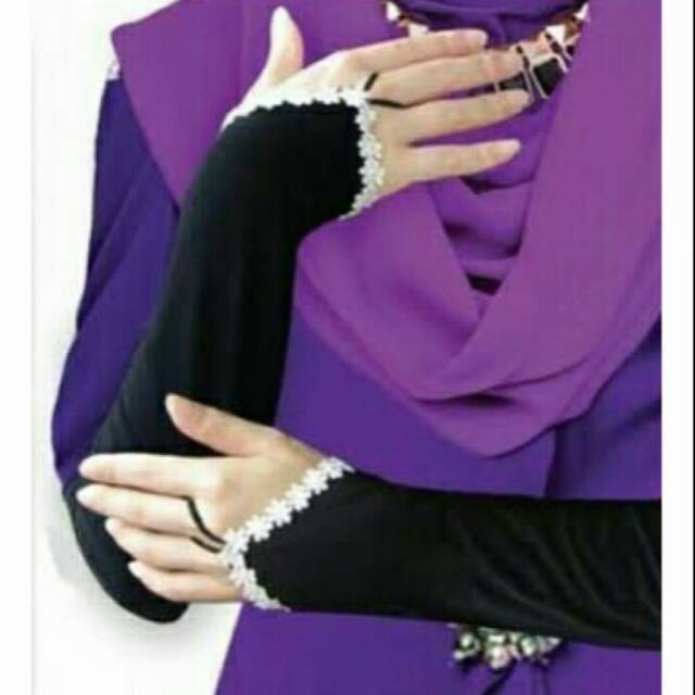 Handsock Cincin Renda Melati /Handsock Muslimah/Handsock Ring Wanita