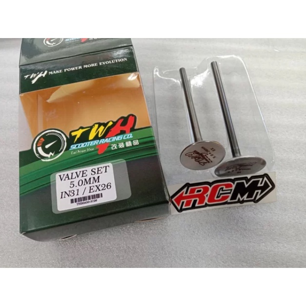 KLEP KELEP VALVE SET IN DAN EX UK 31-26 31 - 26 BATANG 5MM 5 MM ORI ORIGINAL TWH ASLI