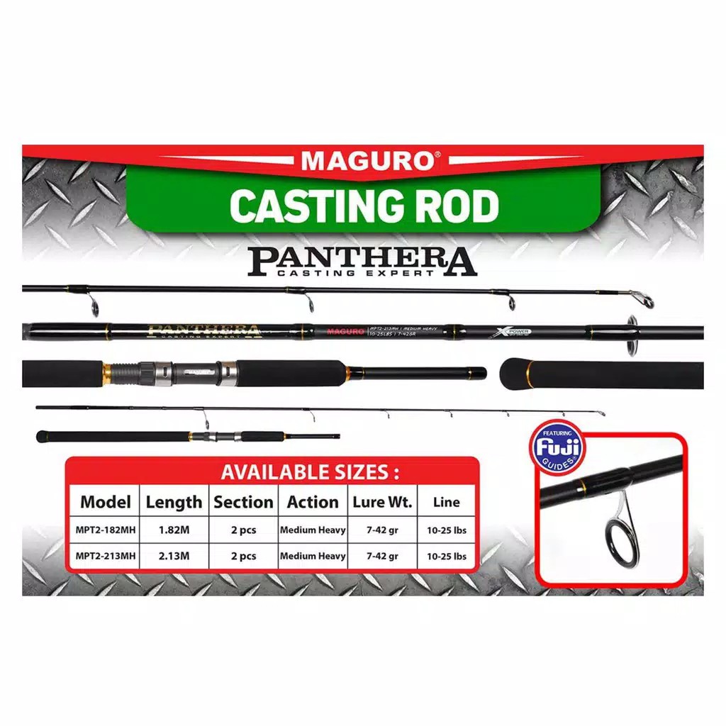 JORAN SPINNING MAGURO PANTHERA 1.82M/2.13M JORAN/STICK CASTING