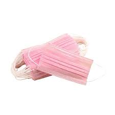 Masker Earlop Pink 3ply disposable fasemask isi 50pcs