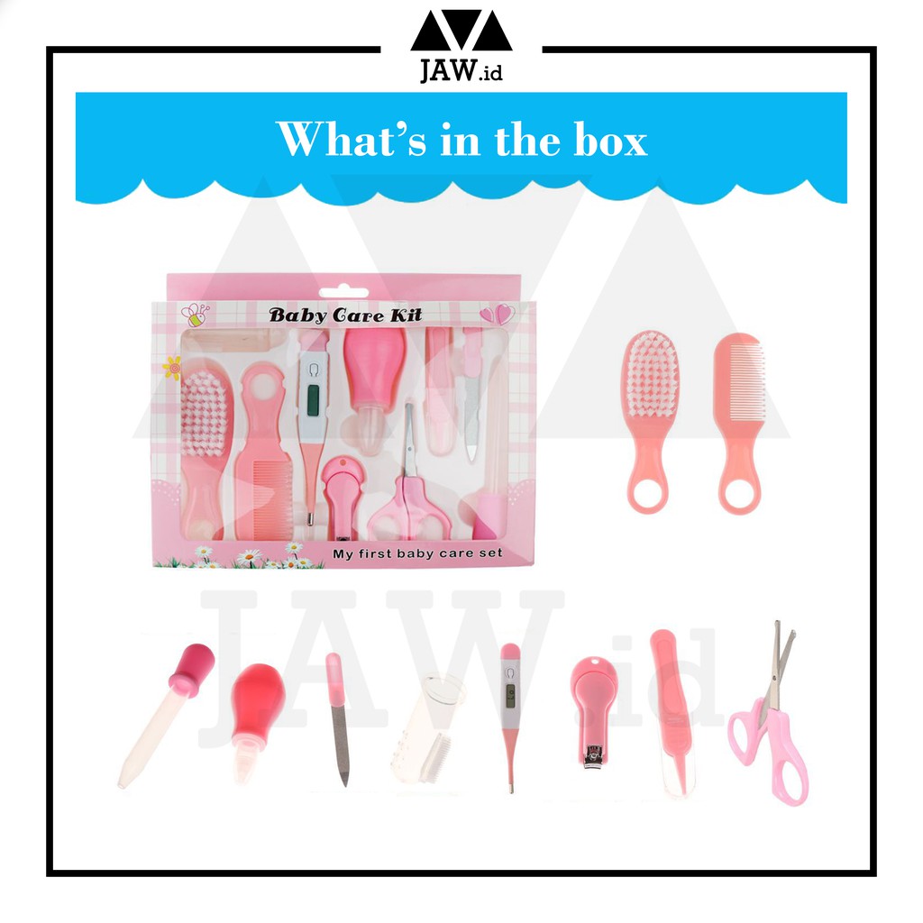 Baby Care Kit 10 in 1 Kado Lahiran Set Perlengkapan Bayi Sisir Bayi-1