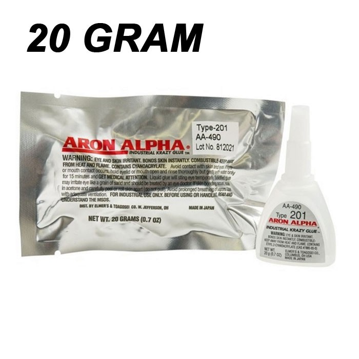 

Aron Alpha Instant Glue Grade 201 (Original) 20 Gram