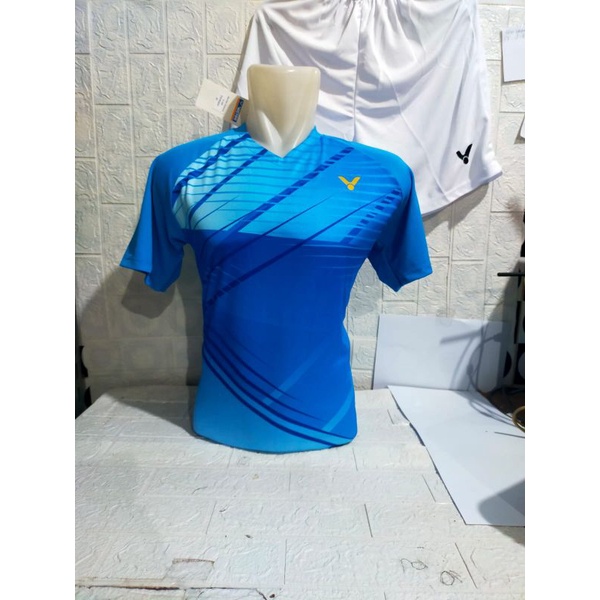 BAJU SETELAN BADMINTON DEWASA VICTOR V142/JERSEY BULUTANGKIS