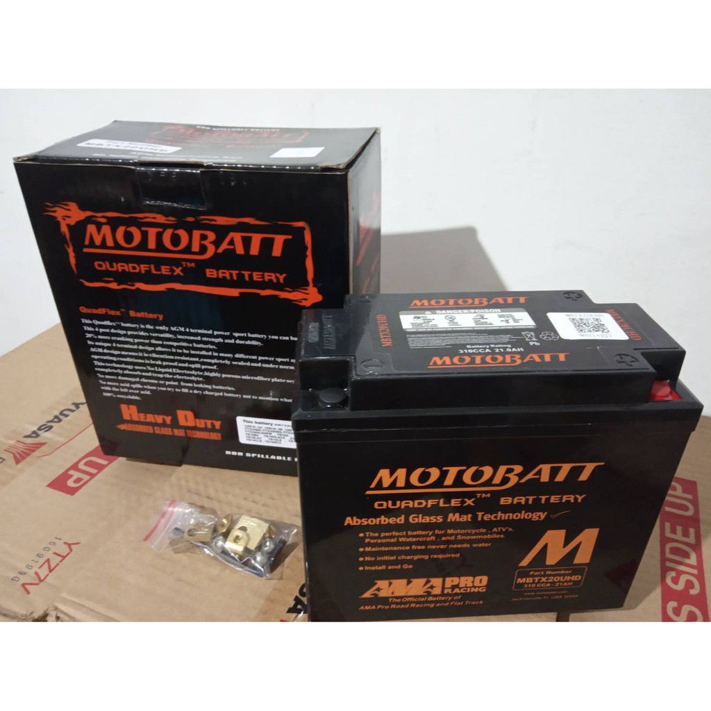 Aki Motor Honda Goldwing 1800 MBTX20UHD Motobatt Quadflex