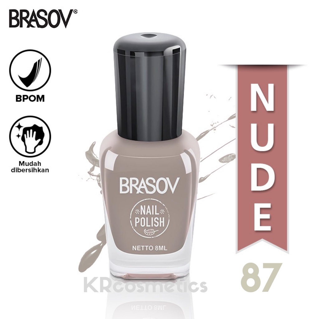 BRASOV Nail Polish Nude 8ml | Kutek Nude